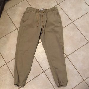 Khaki MENS joggers